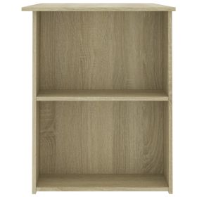 vidaXL Desk Sonoma Oak 43.3"x23.6"x28.7" Engineered Wood