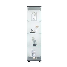 Glass Display Cabinet 4 With Gantry, Suitable For Living Room, Bedroom, Office
