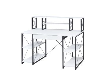 Amiel Desk; White & Black YF