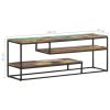 TV Stand 51.2"x11.8"x17.7" Solid Wood Reclaimed