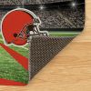 [Personalization Only] Official NFL Browns - 36" x 62" Personalized Washable Rug