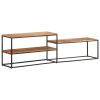 TV Stand 70.9"x11.8"x19.7" Solid Wood Acacia
