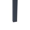 L-Shaped Desk Corner Computer Desk, Space-Saving & Multifunctional Home Office Desk Writing Workstation Study Desk with Round Corner (Dark Grey)
