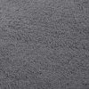 Washable Rug Soft Shaggy Anthracite 63"x90.6" Anti Slip