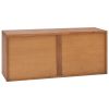 TV Stand 35.4"x11.8"x15.7" Solid Wood Teak