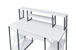 Amiel Desk; White & Black YF