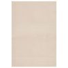 Washable Rug Soft Shaggy Beige 63"x90.6" Anti Slip