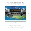 [Personalization Only] Official NFL Panthers - 20" x 32" Personalized Washable Rug