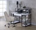 Amiel Desk; White & Black YF