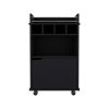 Bar Cart Kinsley, Living Room, Black