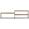 TV Stand 70.9"x11.8"x19.7" Solid Wood Acacia