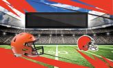 [Personalization Only] Official NFL Browns - 36" x 62" Personalized Washable Rug