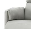 ACME Sagen Glider Recliner w/Swivel, Gray Leather Aire LV01880