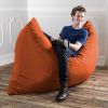 Jaxx 5.5 ft Pillow Saxx Bean Bag Pillow, Mandarin