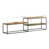 TV Stand 70.9"x11.8"x19.7" Solid Wood Reclaimed